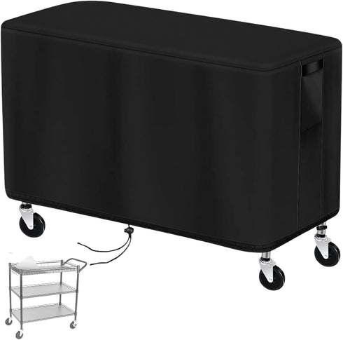 Patio Table Cover for WDT 35-inch Utility Cart, Waterproof Service Cart Cover