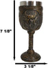 Ebros Norse Mythology Viking Alfather Odin God Of Asgard, 7oz Resin Wine Goblet Chalice with Stainless Steel Liner