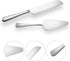 Wedding Cake Knife and Server Set, 2Pcs Stainless Steel Cake Cutting Set for Wedding and Parties