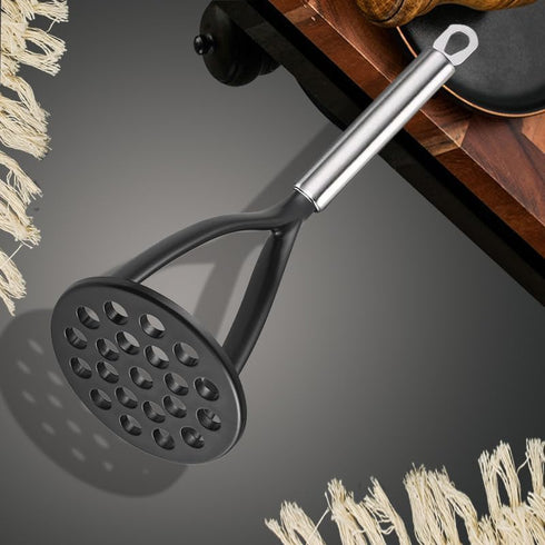 TENTA KITCHEN Good Grips Nylon Potato Solid Masher - Ricer Press Blender Crusher for Non-Stick Cookware with Heat