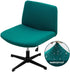 TOPCHANCES Dining Room Chair Covers, Stretchable Waterproof Armless Criss Cross Slipcover for Home Office Party