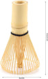 Matcha Green Tea Whisk - Natural Bamboo Chasen for Preparing Matcha Powder, Traditional Scoop (54 Prongs)
