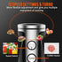 MegaWise Handheld Blender, 12-Speed Electric Immersion Blender, 3 in 1 with Titanium Plated Stainless Steel Blades