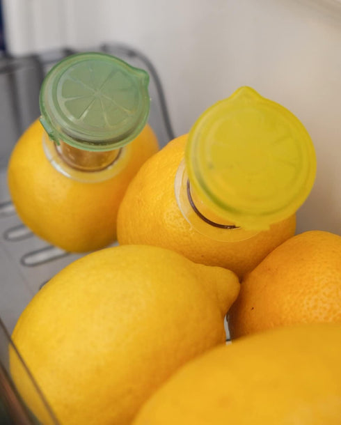 YZC Lemon Squeezer – 2-Pack BPA-Free Plastic Lime Juicer with Lid for Cocktails and Drinks
