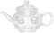 Mini Teapot, Mini Coffee Pot, Loose Leaf Glass Tea Maker, Household Kettle for Restaurant Tearoom Supply