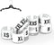 Discount Sizing White Hanger 800 Size Clips XXS-XXXL - Garment Markers for Retail Closet Organization