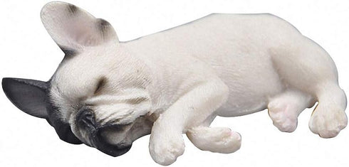 Fewo 6-Cavity Silicone Mold for Sleeping Dog Corgi and French Bulldog, Fondant Chocolate Candy Baking Tools