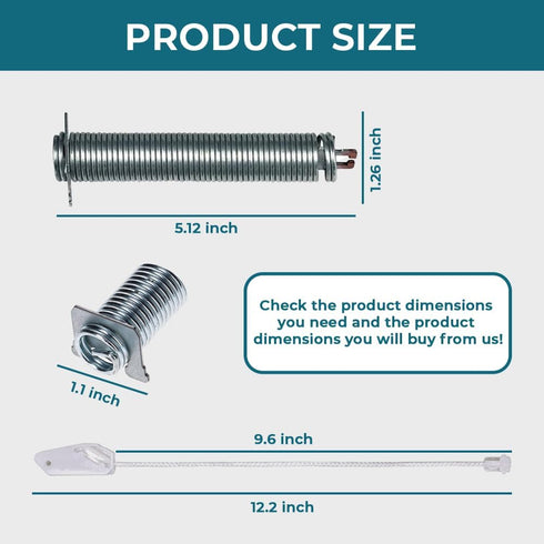 00754866 Dishwasher Door Spring Kit for Bosch/Thermador/Gaggenau Compatible with Various Models