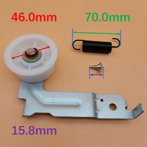 Upgraded Dryer Repair Kit for Samsung, Compatible with Drum Roller DC97-16782A, Dryer Belt 6602-001655, Idler Pulley