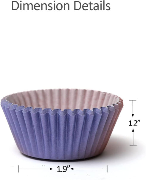 qiqee Cupcake Liners, 300-Count Food Grade Gradient Design Baking Cups, Cupcake Papers, Cupcake Wrappers