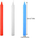 6 Pcs Low Temperature Candles, Fengek 7 Inch Romantic Wax Dripping Candles, 5 Color