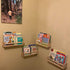 Gneric 15.7 inch Rack(4 Pack) Floating Shelves for Wall, Burlywood Nursery Book Shelves, Kids Bookshelf, Wall Shelves