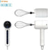 Electric Hand Mixer Egg Beater, USB Rechargeable, White