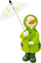 Duck Statue for Holding Umbrella - Hand Painted Resin Figurine, Creative Craft Gift for Kids and Women, Decorative