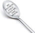 Mom Dad Gifts Spoon for Women, Mama Gifts from Daughter, Father Gifts for Men, Engraved Coffee Tea Spoons