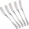 Colorsheng Set of 5 Stainless Steel Butter Knife, Butter applicator, Breakfast Spreads,soft cheeses