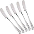 Colorsheng Set of 5 Stainless Steel Butter Knife, Butter applicator, Breakfast Spreads,soft cheeses