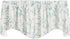 Turquoise Blue Valances for Windows, 53x18 Inches Cotton Curtains for Kitchen or Living Room Beach Coastal Decor