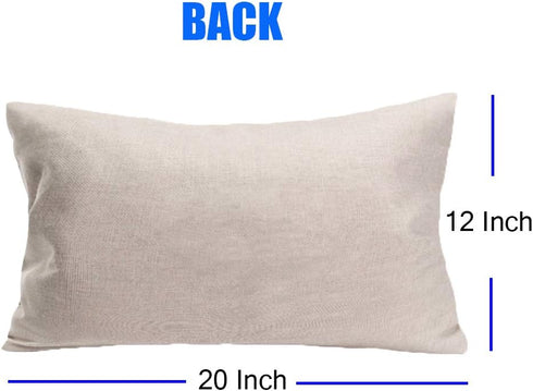 Fukeen Inspirational Words Dream Throw Pillow Cases, Pink Watercolor Paint with Golden Letters, Cotton Linen