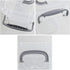 1.5 L Tiny Plastic Bins with Gray Handle, Mini Storage Box Organizer, 6-Pack