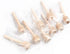 24 Pack Mini Wooden Honey Dipper Sticks - 3 inch Individually Wrapped Server for Honey Jar Dispense