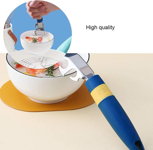 Anti-Hot Plate Gripper, Stainless Steel Bowl Clip for Lifting Hot Plates or Bowls with Food