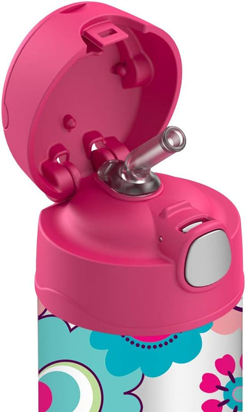 FUNtainer Bottle, Pink Floral, 355ml