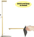 Handbag Display Stand - 2 Pack Stainless Steel Purse Hanging Hook Stands, Adjustable Height Table Ornament for Boutique