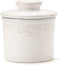 XELA Ceramic Butter Dish - French Butter Crock With Water Line -