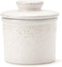 XELA Ceramic Butter Dish - French Butter Crock With Water Line -