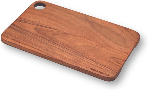 Wooden Chopping Board - Natural Acacia Cutting Board for Kitchen Vegetables, Fruits & Cheese