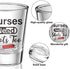 Patelai Nurse Need Shots Too, Funny Glass Gift for Women and Male Mom Sister for Nursing Graduation Party