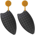 2 Pcs Silicone Iron Rest Pad, Multipurpose Hot Resistant Mat for Flat Irons, Ironing Board - Black.