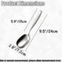 X-Large Buffet Serving Spoons,Heavy Duty Square head Spoons,9.5X2.8 inches 316L Stainless Steel Serving Spoons Pack of 2,Silver