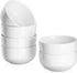 DOWAN 10 OZ Ice Cream Bowls Set of 6, 4.25" Ceramic Dessert Bowls for Side Dishes, Oatmeal, Fruit