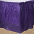 Unique Industries Plastic Table Skirt, Purple, 29" x 14"