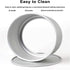 EXGOX 2 Pack Deep Aluminum Round Cake Pan, 5-Inch, Non-Stick, Removable Bottom for Wedding/Birthday/Christmas