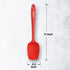 Silicone Spatula Set, High Heat Resistant Rubber Spoon Spatula, Non-Stick Spoonula with Seamless Design, 3 Pack Red