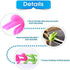 Spill Stopper, 4 Pack Creative Silicone Cooking Tools, Lid Cover for Pan Kitchen Tool (Green & Pink)