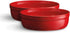 Emile Henry Creme Brulee Dishes, 5" x 1.5" (Set of 2) | Burgundy