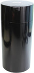Tightvac Airtight Container - 5oz to 24 Ounce, Smell Proof for Herbs and Dry Goods, Black