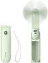 JISULIFE Handheld Mini Fan, 3 IN 1 USB Rechargeable Pocket Fan with Power Bank and Flashlight for Travel