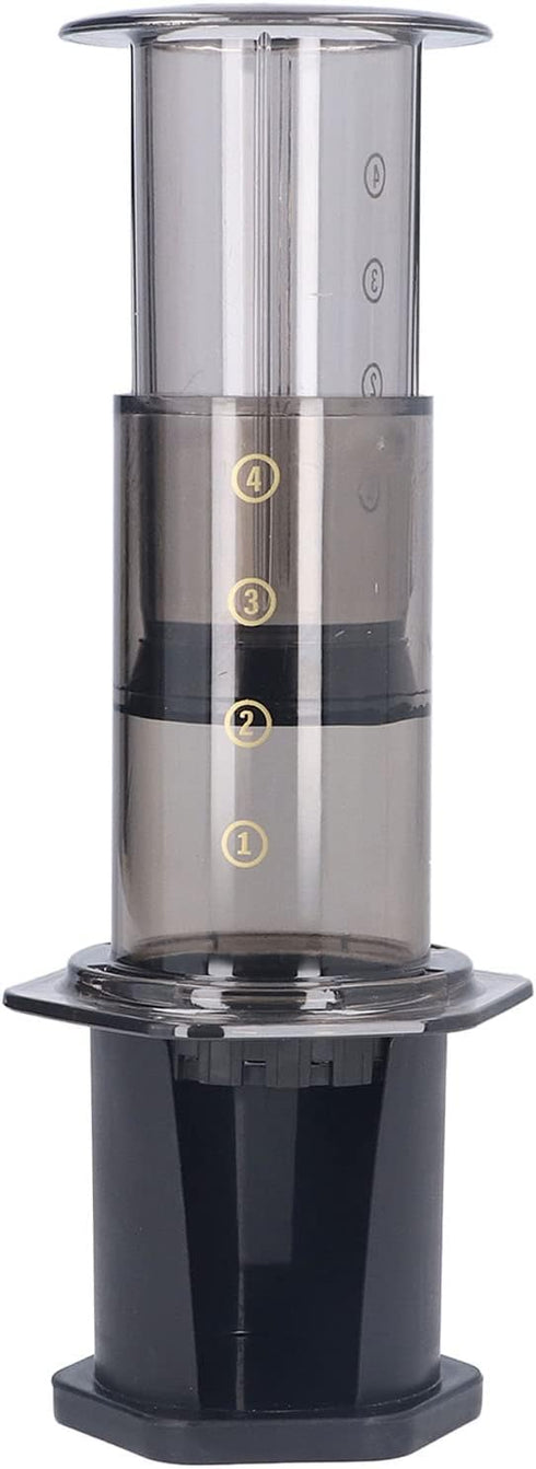 Topyond Coffee Machine, Portable Maker for Camping & Travel, Easy to Clean, 4 Cup Capacity