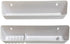 Bueyfolt 11" Kitchen Sink Front Tip-Out Accessory Trays with Mounting Screws, White, 2 Pack (Conventional Open Tray &
