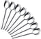 IQCWOOD Sporks Stainless Steel - 8 Pack 18/10 Spork, 7.4 Inches Long Handle Dessert Forks