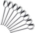 IQCWOOD Sporks Stainless Steel - 8 Pack 18/10 Spork, 7.4 Inches Long Handle Dessert Forks