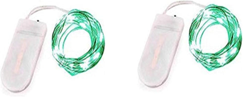 YJFWAL 2 Pack Fairy String Lights(Built in Batteries) Battery Operated Fairy Lights