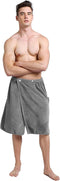 SINLAND Microfiber Mens Bath Wrap Water Absorbent Quick Dry Spa Sauna Wrap