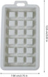Hemobllo 2 Pcs Mini Silicone Waffle Mold Set for Baking, Rectangle Square Waffle Molds, Blue