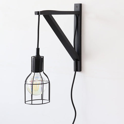 PRIADE Wall Mounted Wood Bracket for Hanging Sconce Pendant Lamp Kits, Planters,